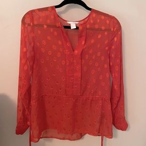 H&M orange top
